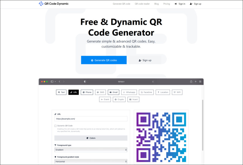 QR Code Dynamic