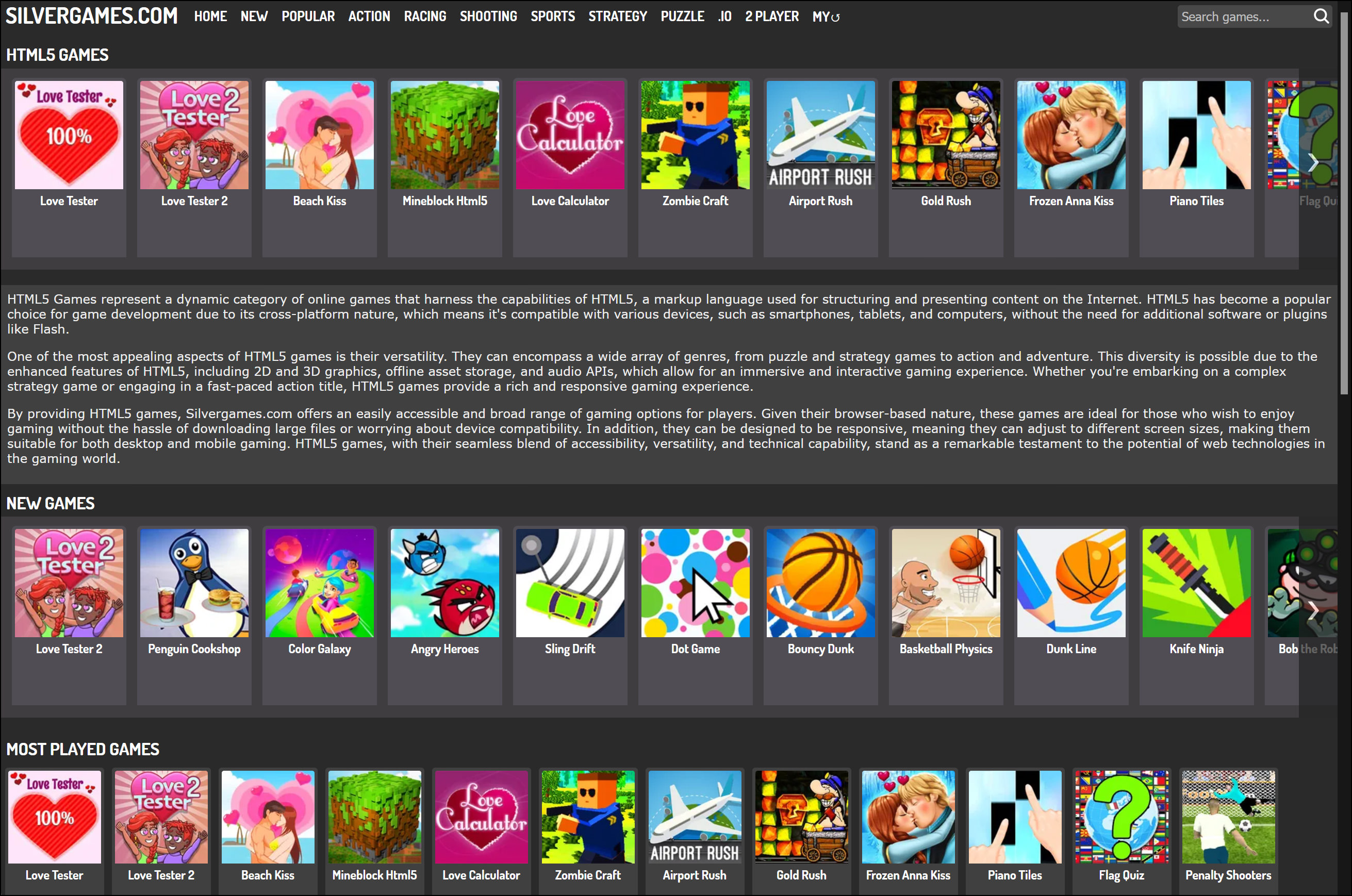13 Best Free HTML5 Browser Games Sites Unblocked