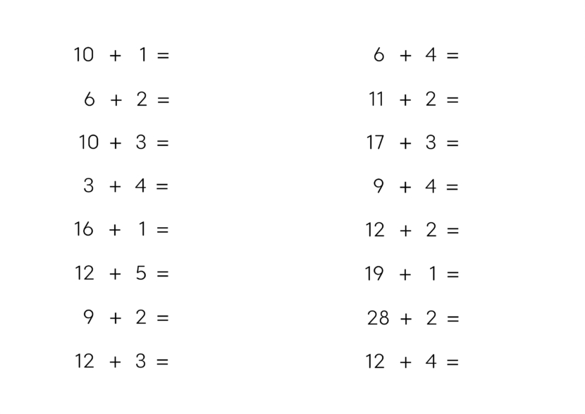 free printable addition and subtraction maths worksheets for kids