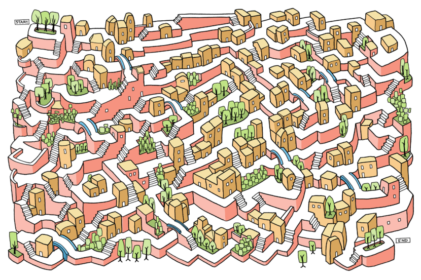 adobe maze