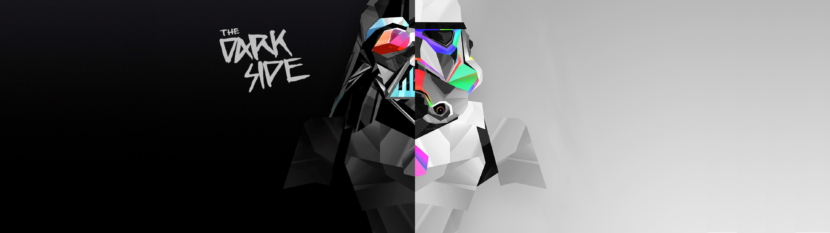 Darth Vader Dual Screen Wallpaper