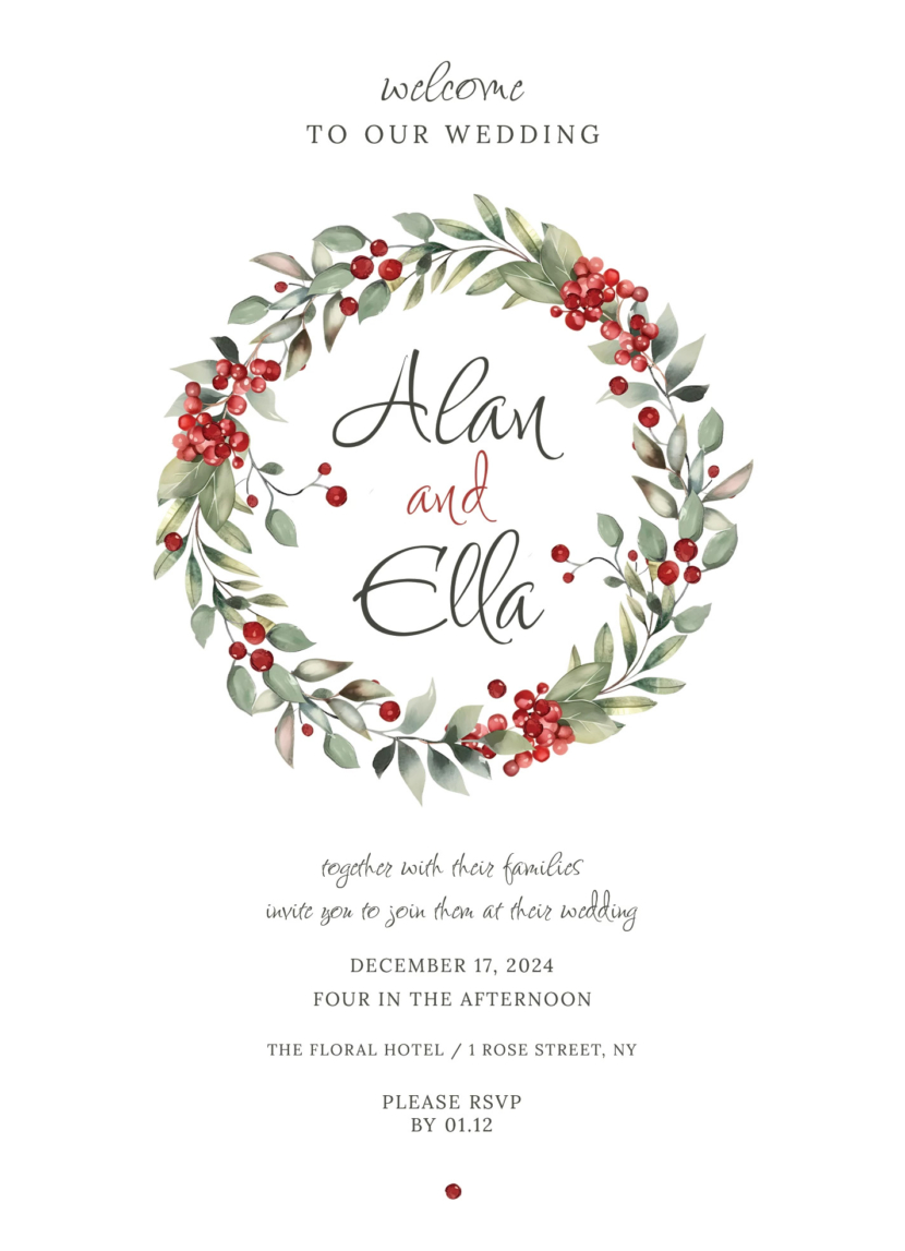 Download Editable Wedding Invitation Card For Free
