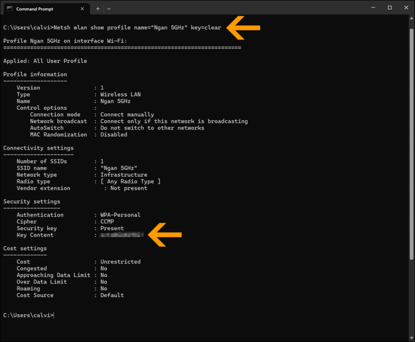 Command Prompt in Windows