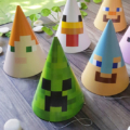 Minecraft Birthday Party Hats