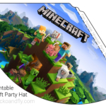 Free Printable Minecraft Birthday Party Hats