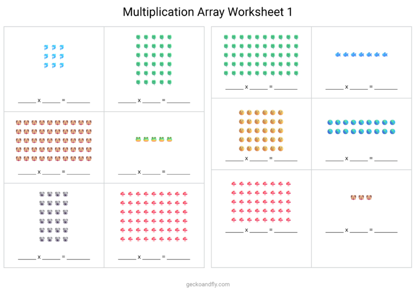 Printable Multiplication Worksheet