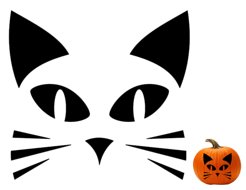 Free printable pumpkin carving pattern
