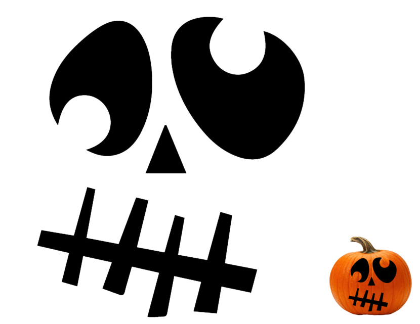 Free printable pumpkin carving pattern