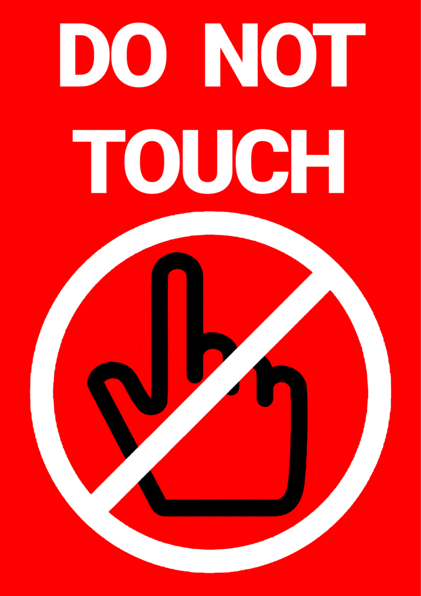 Please Do Not Touch Free Printable Signs