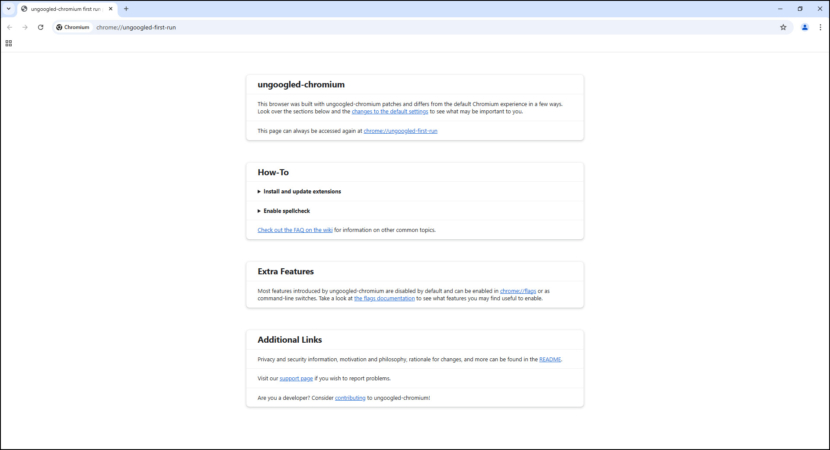Ungoogled Chromium